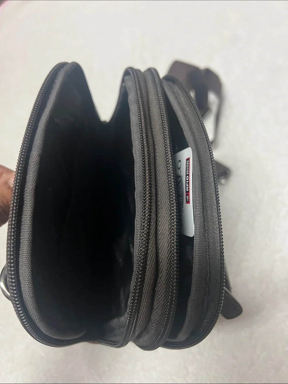 Mancini Buffalo Crossbody Organizer Bag